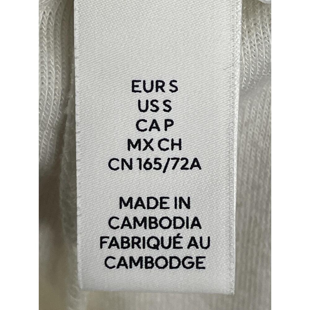 HM Shorts Womens Small White Terry Cloth Elastic Waist Lounge Casual 1050855 5 - Picture 9 of 11